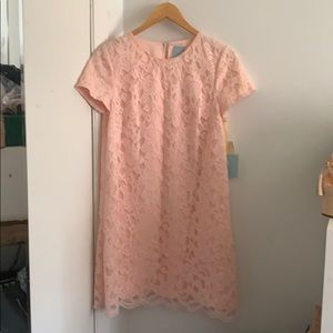 NWT CeCe pink lace dress size 4